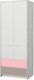 Миниатюра изображения товара Шкаф Аквилон Зефир №2 800 (дуб эльза/розовый)