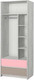 Миниатюра изображения товара Шкаф Аквилон Зефир №2 800 (дуб эльза/розовый)