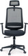 Миниатюра изображения товара Кресло офисное Norden London Office / JZR1008H-BL005-DWB103 (черный/черный/черный)