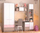 Миниатюра изображения товара Письменный стол Аквилон Зефир №17.2 120 (дуб эльза/розовый)