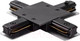 Миниатюра изображения товара Коннектор для шинопровода JAZZway PTR/R CX-BL / 5031937 (черный)