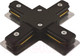 Миниатюра изображения товара Коннектор для шинопровода JAZZway PTR/R CX-BL / 5031937 (черный)