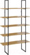Миниатюра изображения товара Стеллаж ТриЯ Лофт тип 1 1200 (черный/дуб крафт золотой)