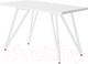 Миниатюра изображения товара Обеденный стол Millwood Женева-2 Л 120x70x75 (белый/металл белый)