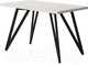 Миниатюра изображения товара Обеденный стол Millwood Женева-2 Л 120x70x75 (дуб белый Craft/металл черный)