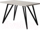Миниатюра изображения товара Обеденный стол Millwood Женева-2 Л 130x80x75 (дуб белый Craft/металл черный)