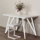 Миниатюра изображения товара Обеденный стол Millwood Женева-2 Л 130x80x75 (белый/металл белый)