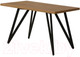 Миниатюра изображения товара Обеденный стол Millwood Женева-2 Л 160x80x75 (дуб золотой Craft/металл черный)