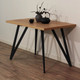 Миниатюра изображения товара Обеденный стол Millwood Женева-2 Л 160x80x75 (дуб золотой Craft/металл черный)