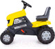 Миниатюра изображения товара Каталка детская Полесье Turbo Трактор с педалям / 89311 (желтый)