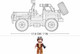 Миниатюра изображения товара Конструктор Sluban Джип / M38-B0816 (253эл)