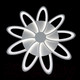 Миниатюра изображения товара Потолочный светильник Natali Kovaltseva High-Tech Led Lamps 82009 (белый)