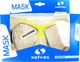 Миниатюра изображения товара Маска для плавания Salvas Phoenix Mask / CA520S2GYSTH (Senior, серебристый/желтый)