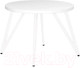 Миниатюра изображения товара Обеденный стол Millwood Женева 2 Л D100 / 100x100x75 (белый/металл белый)