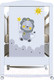 Миниатюра изображения товара Детская кроватка VDK Happy Lion колесо-качалка (белый)