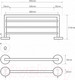 Миниатюра изображения товара Полка для полотенца Bemeta Neo 104205085