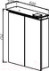 Миниатюра изображения товара Шкаф с зеркалом для ванной АВН Nola 60 / 86.21