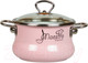 Миниатюра изображения товара Кастрюля СтальЭмаль Maestro 8SO165S (розовый)