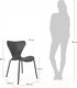 Миниатюра изображения товара Стул Bradex Seven/ FR 0422 (серый с черными ножками)