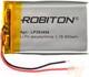 Миниатюра изображения товара Аккумулятор Robiton LP383454