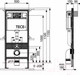 Миниатюра изображения товара Инсталляция для унитаза TECE Profil 9300302