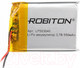 Миниатюра изображения товара Аккумулятор Robiton LP503040