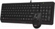 Миниатюра изображения товара Комплект клавиатура и мышь A4Tech Fstyler F1512 (черный)