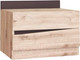 Миниатюра изображения товара Прикроватная тумба Bravo Мебель Тиана 1ящ правая (дуб бонифаций/вольфрам)