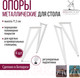 Миниатюра изображения товара Подстолье Millwood Женева 2 (белый металл)