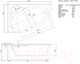 Миниатюра изображения товара Ванна акриловая Aquatek Фиджи 170x110 L / FID170-0000001