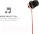 Миниатюра изображения товара Наушники-гарнитура Miniso HiFi CD Pattern / 9925 (розовый)