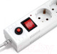 Миниатюра изображения товара Сетевой фильтр Buro BU-SP5USB 2A-W (5м, 6 розеток, белый)