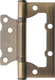 Миниатюра изображения товара Петля дверная Code Deco 100x75x2.5-B2-AB (бронза)