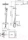 Миниатюра изображения товара Душевая система со смесителем Wasserkraft Thermo A29901