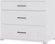 Миниатюра изображения товара Комод Горизонт Мебель Victor (белый)