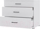 Миниатюра изображения товара Комод Горизонт Мебель Victor (белый)