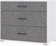 Миниатюра изображения товара Комод Горизонт Мебель Victor (белый/бетон)