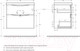 Миниатюра изображения товара Тумба под умывальник BelBagno Marino-H60-700-2C-SO-RN-P