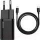 Миниатюра изображения товара Зарядное устройство сетевое Baseus Super Si 1C Sets 20W / TZCCSUP-B01 (черный)