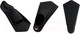 Миниатюра изображения товара Ласты ARENA Powerfin 95218 51 (р-р 39-40, Black/Silver)