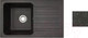 Миниатюра изображения товара Мойка кухонная со смесителем БелЭворс Styl L + смеситель W4998-4-22 + дозатор L405F (черный)