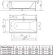 Миниатюра изображения товара Ванна акриловая Alba Spa Impero 170x75 (с ножками и экраном)
