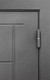 Миниатюра изображения товара Входная дверь Промет Марс 12 86x205 (правая, антрацит рефлект/ларче)
