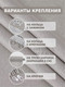 Миниатюра изображения товара Комплект штор Soft Lines Рогожка димаут 2226-27 (200x250, серый)