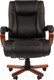 Миниатюра изображения товара Кресло офисное Chairman 503 (кожа, черная)