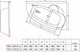 Миниатюра изображения товара Ванна акриловая Alba Spa Katrina 170x110 L (с экраном)