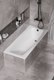 Миниатюра изображения товара Ванна акриловая Alba Spa Valencia 160x70 R (2 экрана)