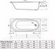Миниатюра изображения товара Ванна акриловая Alba Spa Baline 160x70 R (2 экрана)