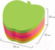 Миниатюра изображения товара Блок для записей Brauberg Неоновый. Яблоко / 126693