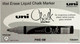 Миниатюра изображения товара Маркер меловой UNI Mitsubishi Pencil Chalk / PWE-5M White (1.8-2.5мм, белый)